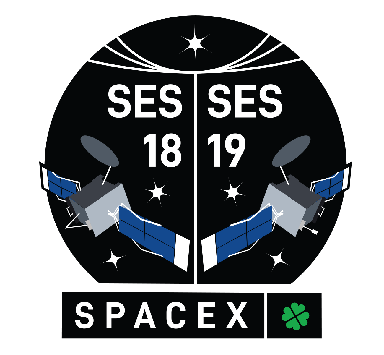 Parche de misión de SES-18 y 19